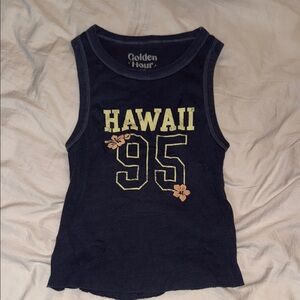 PacSun Navy Hawaii 95 Tank Top